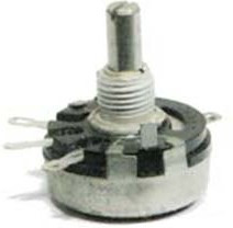 Резистор переменный, поворотный 47кОм, линейность A, вал и размеры ВС2-12, СП-1