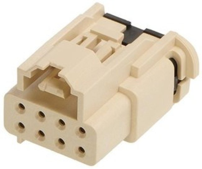 205926-0011, Heavy Duty Power Connectors MCAT MPWR REC HSG 8CKT KY B W/O CPA NT