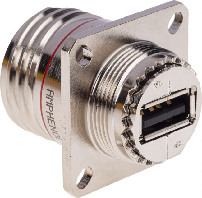 USBF TV 21 N, Адаптер USB, Гнездо USB Типа A, Гнездо USB Типа A, USB 2.0, IP67, USBFTV