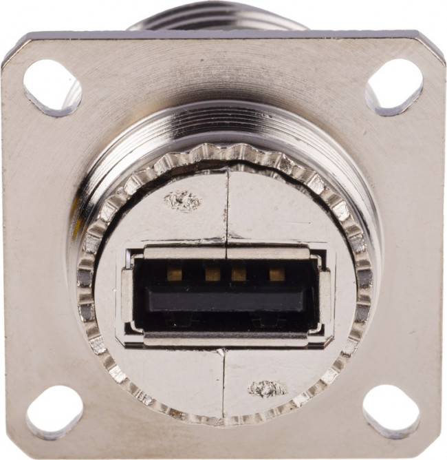 USBF TV 21 N, Адаптер USB, Гнездо USB Типа A, Гнездо USB Типа A, USB 2.0, IP67, USBFTV