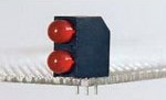 552-0212F, Green & Red Right Angle PCB LED Indicator, 2 LEDs, Through Hole 2.55 V, 3 V 552-0212F, Green & Red Right Angle PCB LED Indicator, 2 LEDs, Through Hole 2.55 V, 3 V
