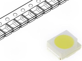 OF-SMD3528WN, LED; SMD; 3528,PLCC2; white cold; 2100?2400mcd; 6000K; 120°; 20mA OF-SMD3528WN, LED; SMD; 3528,PLCC2; white cold; 2100?2400mcd; 6000K; 120°; 20mA