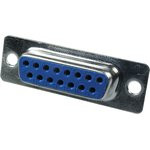 DB-15F (DS1033-15F), Гнездо 15 pin на кабель (пайка)