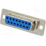 DB-15F (DS1033-15F), Гнездо 15 pin на кабель (пайка)