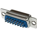 DB-15F (DS1033-15F), Гнездо 15 pin на кабель (пайка)