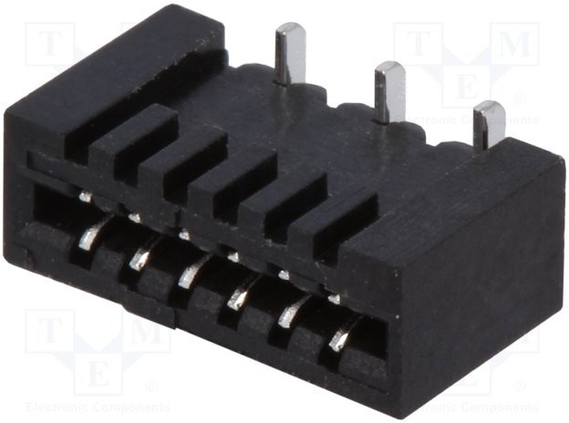 DS1020-05-06BT1, Разъем: FFC (FPC), вертикальный, PIN: 6, NON-ZIF, SMT, луженые, 1мм DS1020-05-06BT1, Разъем: FFC (FPC), вертикальный, PIN: 6, NON-ZIF, SMT, луженые, 1мм