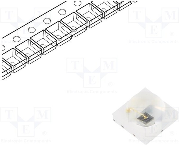 RE30AX-IRT-FS, ИК-передатчик, 830-850нм, прозрачная, P опт: 224-450мВт, 100°, SMD RE30AX-IRT-FS, ИК-передатчик, 830-850нм, прозрачная, P опт: 224-450мВт, 100°, SMD