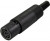 KLS1-294-F-05-B, Разъем mini DIN гнездо 5pin пластик на кабель