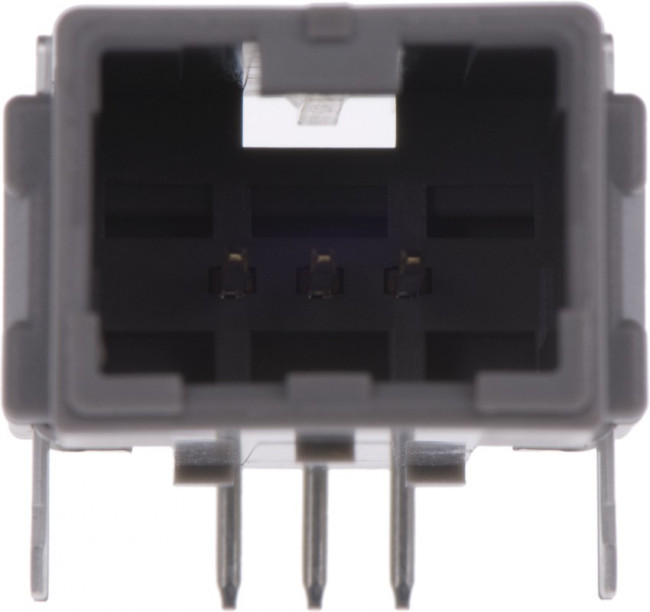 MX34003NF1, MX34 Series Right Angle Through Hole PCB Header, 3 Contact(s), 2.2mm Pitch, 1 Row(s), Shrouded