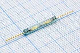 Геркон замыкающий МУК1А-1, 0.5А/160В, МДС срабатывания 20-75А; № 15327 геркон 3,0x21,5\160В\норм. ра