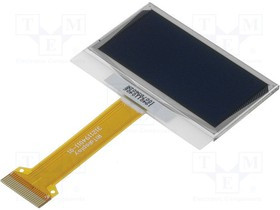 DEP128064J-Y, Графический дисплей OLED PM 128x64 желтый 1.6"