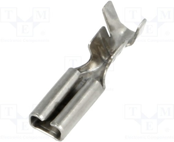 BM 01391, Наконечник: плоская, 2,8мм, 0,8мм, "мама", 0,5-1,25мм2, обжим