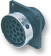 UTG01823S, Круглый разъем, Серия Trim Trio UTG, Настенное Гнездо, 23 контакт(-ов)