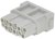 Socket contact insert, DD, 12 pole, unequipped, crimp connection, 09140123102
