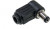 14-0312, Разъем питания 2.1х5.5x10мм "шт" пластик на кабель угловой