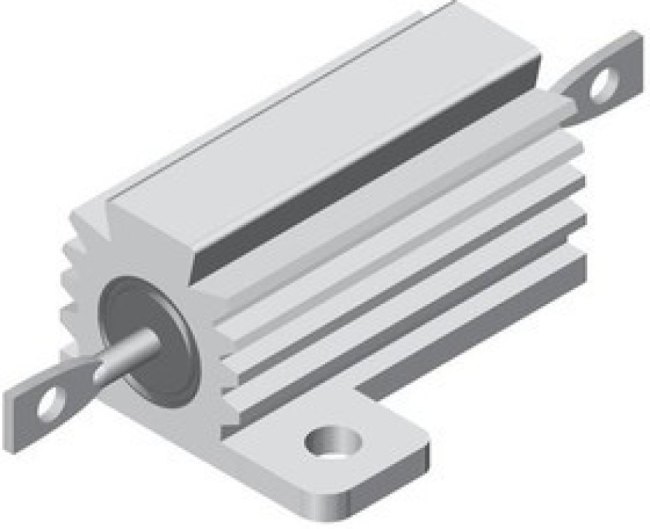 RE70G1R00C02, Wirewound Resistors - Chassis Mount 20watts 1ohms 1% Inductive