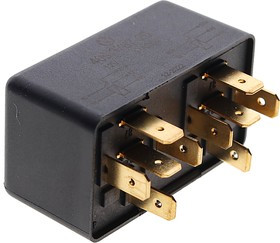 409.3787-20, Реле электромагнитное 12V 5-ти контактное 40/30А сдвоенное переключающее с кронштейном ЭНЕРГОМАШ