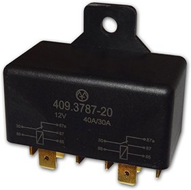 409.3787-20, Реле электромагнитное 12V 5-ти контактное 40/30А сдвоенное переключающее с кронштейном ЭНЕРГОМАШ 409.3787-20, Реле электромагнитное 12V 5-ти контактное 40/30А сдвоенное переключающее с кронштейном ЭНЕРГОМАШ
