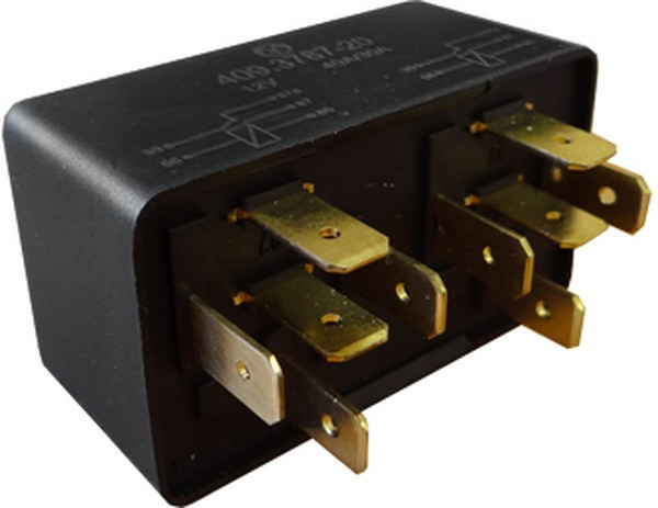 409.3787-20, Реле электромагнитное 12V 5-ти контактное 40/30А сдвоенное переключающее с кронштейном ЭНЕРГОМАШ 409.3787-20, Реле электромагнитное 12V 5-ти контактное 40/30А сдвоенное переключающее с кронштейном ЭНЕРГОМАШ