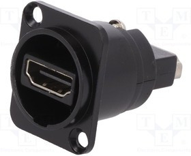 CP30122, Соединитель, гнездо HDMI, с обеих сторон, FT, экранированный