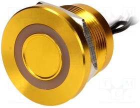 PS223P10Y31W12VT, Переключатель: пьезоэлектрический, Пол: 2, SPST-NO, 0,2A/24ВAC