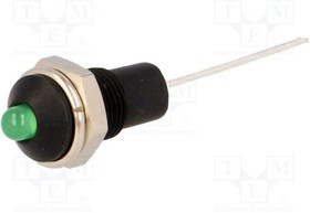 SMRS062, Индикат.лампа: LED, выпуклый, dмонтажн.отв: 6,2мм, под пайку