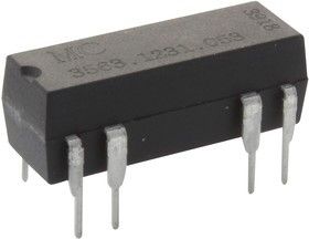 MC3563-1231-053, Герконовое реле, SPDT, 5 В DC, Сквозное Отверстие, 200 Ом, 400 мА MC3563-1231-053, Герконовое реле, SPDT, 5 В DC, Сквозное Отверстие, 200 Ом, 400 мА