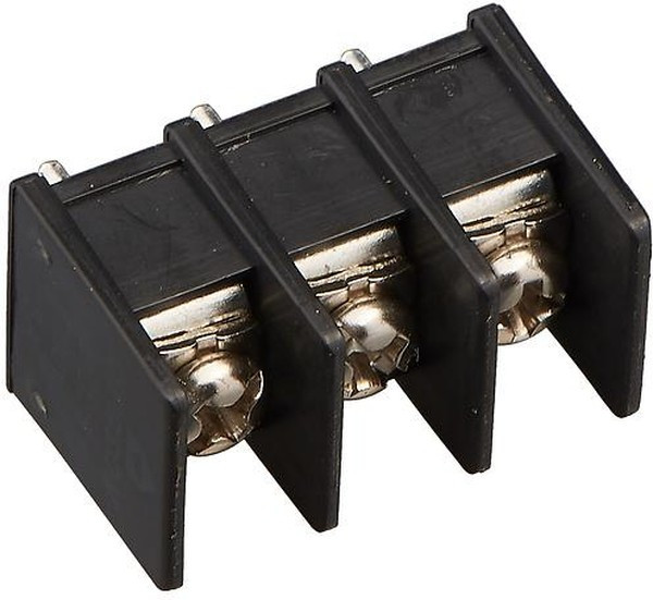 DG25C-B-03P-13-00A(H), Клеммный блок Барьерный, Контактов: 3, Шаг: 7.62 мм, Серия: DG25C-B