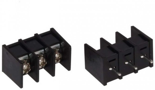 DG25C-B-03P-13-00A(H), Клеммный блок Барьерный, Контактов: 3, Шаг: 7.62 мм, Серия: DG25C-B