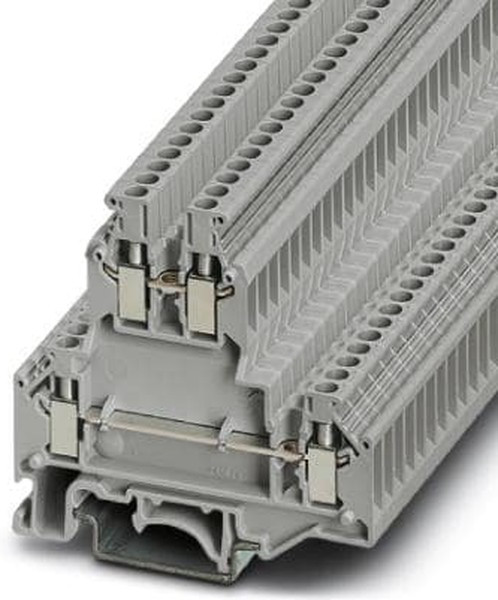 2771010, UKKB3 Series Grey Double Level Terminal Block, 0.2 2.5mm², Double-Level, Screw Termination