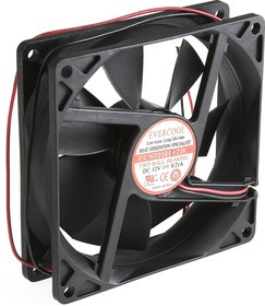 EC9225H12B, Вентилятор 12В, 92х92х25мм , подш. качения, 2600 об/мин