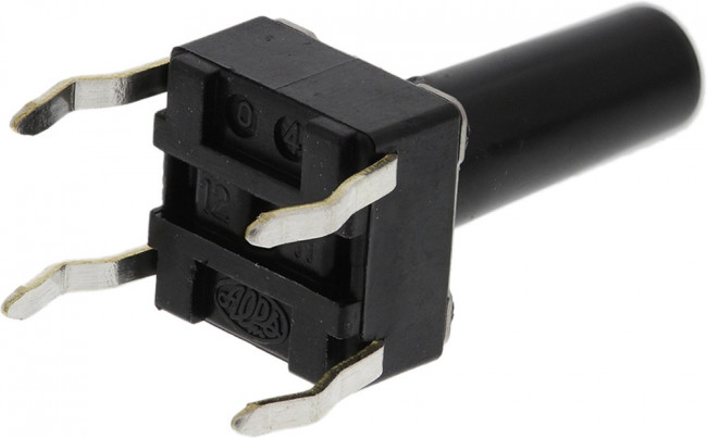 SKHHDTA010, Tactile Switches 6.0x6.0x13.0mm 100gf