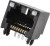 43860-0007, Модульный разъем, RJ45 Jack, 1 x 1 (Порт), 8P8C, Cat3, Монтаж в Сквозное Отверстие 43860-0007, Модульный разъем, RJ45 Jack, 1 x 1 (Порт), 8P8C, Cat3, Монтаж в Сквозное Отверстие