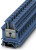 3006056, UK 16 N BU Series Blue DIN Rail Terminal Block, Single-Level, Screw Termination