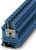 3006056, UK 16 N BU Series Blue DIN Rail Terminal Block, Single-Level, Screw Termination