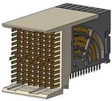 10156109-102LF, BACKPLANE CONN, HEADER, 96POS, 12ROW