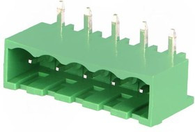 2EDGRC-5.08- 05P-14-00A(H), (2EDGRC-5.08- 05P-14-00ZH), Разъемный клеммный блок на плату, 5 контактов. Серия 2EDGRC-5.08