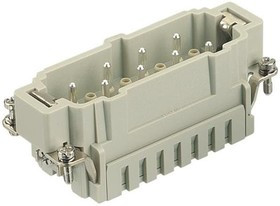 09340062616, Heavy Duty Power Connectors MALE INSERT 6 POLES CAGE CLAMP 09340062616, Heavy Duty Power Connectors MALE INSERT 6 POLES CAGE CLAMP