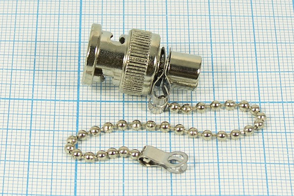 Высокочастотный терминатор BNC, 50 Ом, без цепочки; №465 шт BNC\50 Ом\\терминатор \