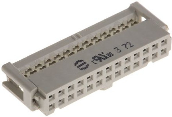 09185267803, Headers &amp; Wire Housings 26P FEMALE IDC SKT W/O STRAIN RELIEF