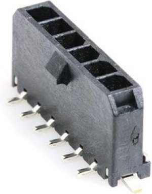 43650-0625, Headers &amp; Wire Housings 3MM SR V 6P SMT HDR AU W/SOLDER TAB