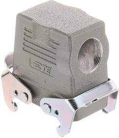 T1270102121-000, Разъем для тяжелых условий, Hood, Side Entry, Корпус из Сплава Алюминия, 2 Рычага, H10B T1270102121-000, Разъем для тяжелых условий, Hood, Side Entry, Корпус из Сплава Алюминия, 2 Рычага, H10B