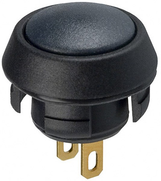 30-100, Pushbutton Switches PushBtn Switch SPST N.O. snap-in Black