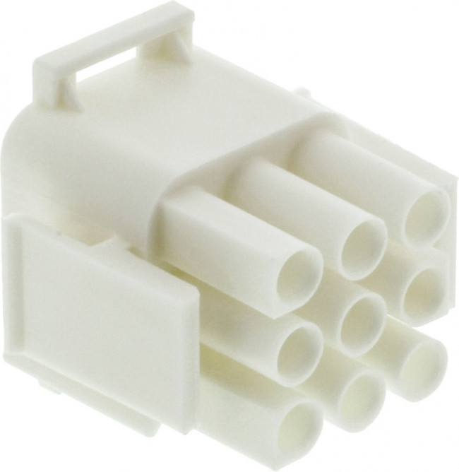 350720-1, Корпус разъема, Серия Universal MATE-N-LOK, Штекер, 9 вывод(-ов), 6.35 мм