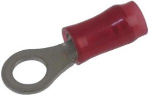 8-31886-1, TERMINAL, RING TONGUE, #8, RED, 16AWG