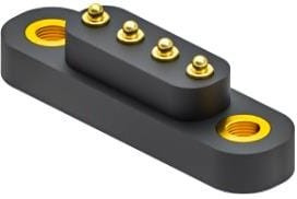 858-22-004-80-011101, Headers &amp; Wire Housings Spring-Loaded Header VertMt Sldrless 4Pi