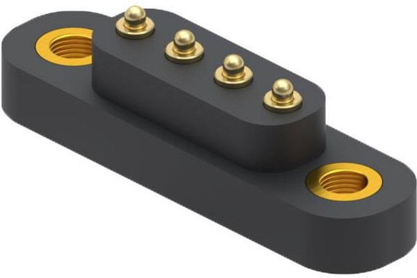 858-22-004-80-011101, Headers & Wire Housings Spring-Loaded Header VertMt Sldrless 4Pi 858-22-004-80-011101, Headers & Wire Housings Spring-Loaded Header VertMt Sldrless 4Pi