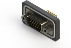 633-W15-262-012, D-Sub High Density Connectors WTRPF R/A dip 15PIN MLE CONN MNT HLE