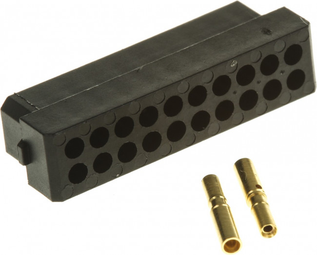 M80-9400642, Power to the Board 06 WAY DATAMATE WITH HOOD