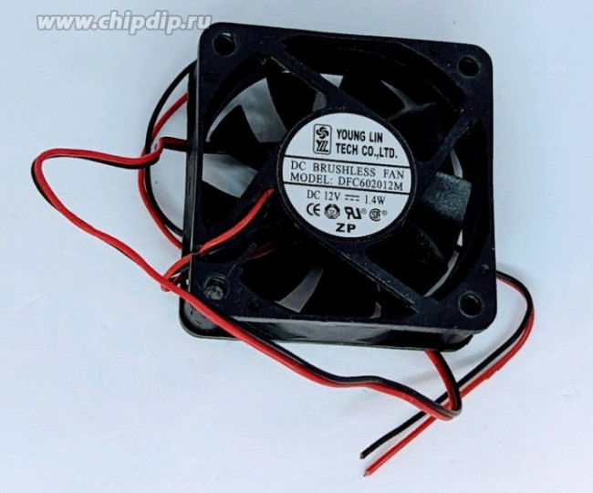 Вентилятор DFC602012M YUONG LIN 60x20 12v 1.4w